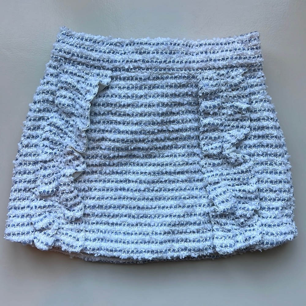 Janie and Jack white and blue skirt